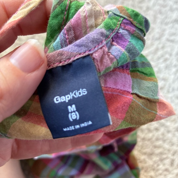 GAPKids Multicolor Plaid tank top - Picture 4 of 4